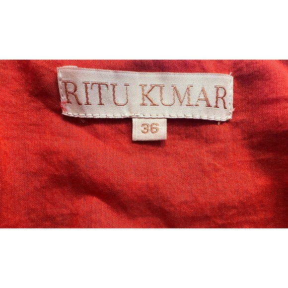 Ritu Kumar Chintz Inspired Printed Cropped Jacket Indian Contemporary Medium - Picture 6 of 6